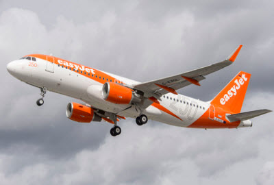 easyjet 250th Airbus aircraft in flight
