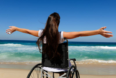 Accessible beach holiday