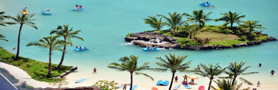 Disability Holiday: Waikiki Beach Lagoon, Hawaii