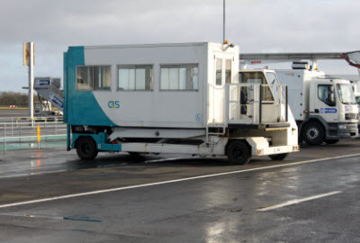 Ambulift at Belfast airport