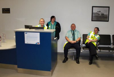 Special assistance meeting point at Manchester airport