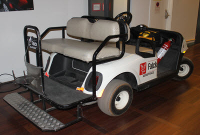 Falck buggie at CPH airport