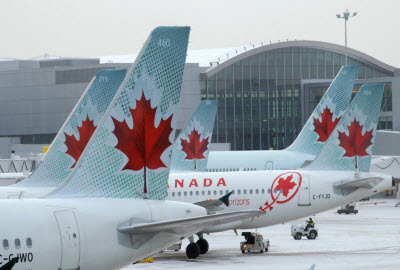 Air Canada airplanes