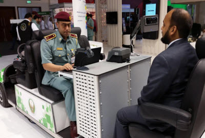 Dubai Airport Immigration Buggy