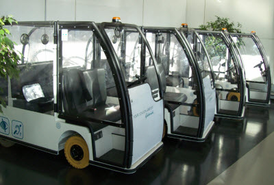 Buggies in service at London Gatwick airport