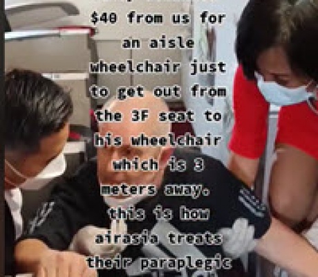 Air Asia Profiteering On Disabled Fliers’ Needs